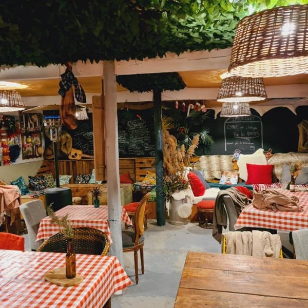 Le Restaurant - La Guinguette du Brasseur - Jonquières - Restaurant Courthézon